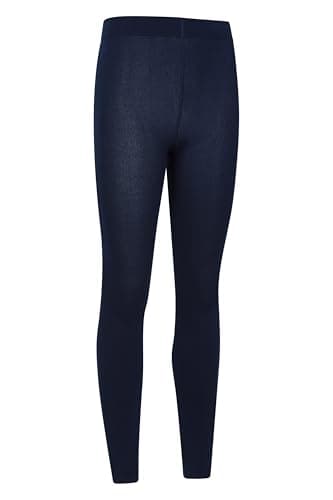 Mountain Warehouse Isotherm Womens Brushed Leggings - Lightweight Ladies Tights, Breathable, Thermal Underwear, Warm - Best for Skiing, Snowboarding Navy S — view 2