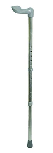 Aidapt Large Right Handed Adjustable Height Lightweight Walking Stick with Anti Slip Ferrule Foot to Aid Stability and Confidence when Walking Supplied with a Hanging Carry Strap for The Taller user