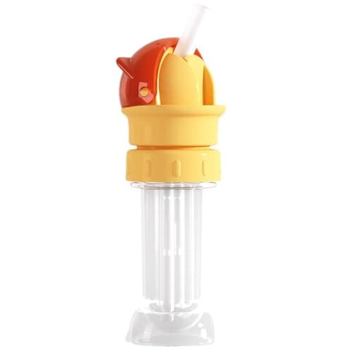 Water Bottle Top Adapter - Silicone Spout Replacement, Universal Mouthpiece Converter, Leakproof Secure Fit, Waterflow Control Function, Hydration Accessory Piece for Children Travel Drinking