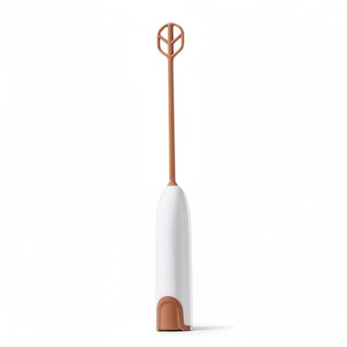 Faroby Formula Mixer, Handheld Milk Powder Electric Stirrer with 2 Detachable Wands, Food-Grade PP Portable Drink Mixer for Bottles & Cups, Battery Not Included, White, Stirrers Electric