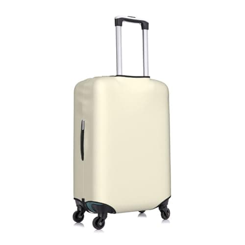 Alliya Cream Elastic Travel Luggage Cover Suitcase Protector Fits 18-32 Inch Luggage — view 3