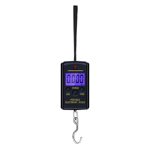 Portable La Weight Scale 40kg 10g Digital Hanging Hook Scale for Travel Fishing & La 5 Pack Electronic Weighing Scale Accurate & Lightweight — view 2