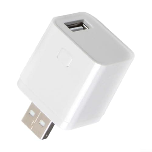 For Tuya For Zigbee Smart Usb Adapter Switch Featuring 1 To 3 Gang Ports For Mini Design For Remote Control Via App And For Alexa Voice Commands White Finish(1 Gang)