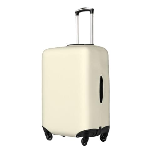 Alliya Cream Elastic Travel Luggage Cover Suitcase Protector Fits 18-32 Inch Luggage — view 2
