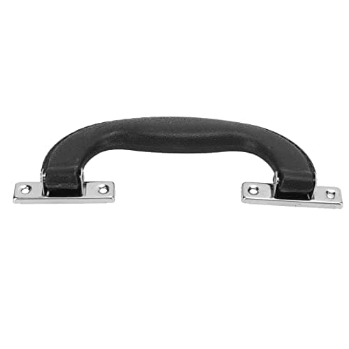 5 Pack Vintage Luggage Handles Sturdy Iron Plastic Ergonomic Replacement Pulls with Screws for Suitcases Tool Boxes Cabinets — view 3