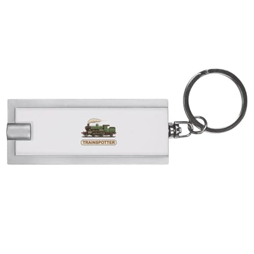 Azeeda 'Trainspotter Steam Train' LED Keyring Torch (KT00051923)