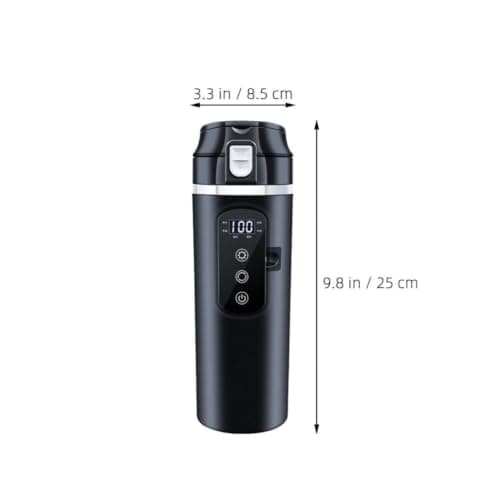 Portable Car Boiling Cup 500ml Stainless Steel Quick Heating — view 2