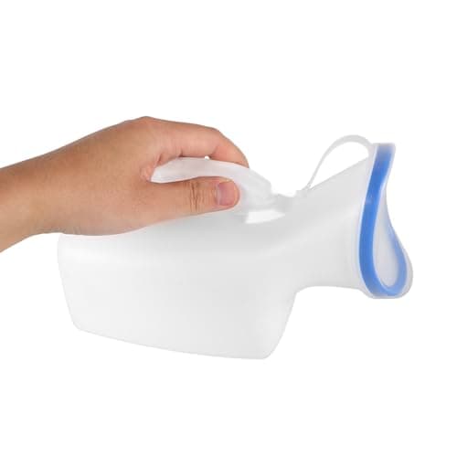 SHINYPASING Portable with Secure Lid Female Urinal Urine Container Leak-proof Random Color for Camping and Patient Care, Suitable for Elderly Women and Travel Use — view 4