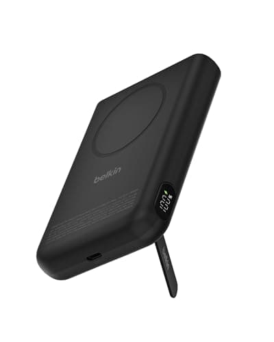Belkin BoostCharge 10,000mAh Magnetic Power Bank with Kickstand - Black