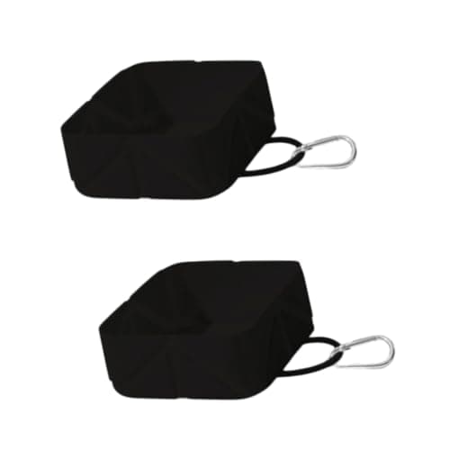 Pffiocix Pet Feeding Travel Bowl for Dogs with Clip-on Carry, Black