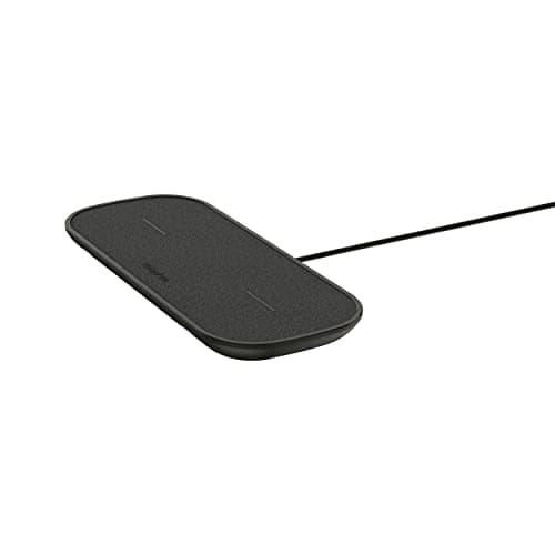 Mophie Dual Qi Wireless Charging Pad 10W (Fabric) with UK Plug Adaptor - Grey/Black - 409903634 — view 6