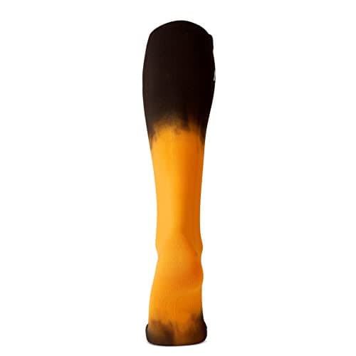 DAKY Compression Socks for Men Women - Athletic, Hiking, Walking, Running, Sports - Travel, Flight, Pregnancy Socks (Aqua Orange, M/L) — view 5