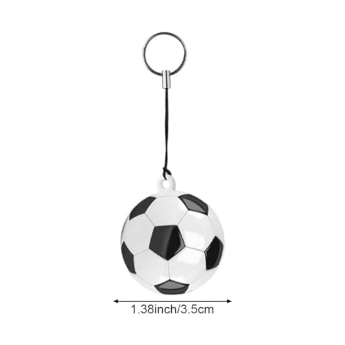 Muteitt Portable Mini Nail Clippers Keychain, Football Shape Collapsible Stainless Steel Travel Nail Clippers Folding Small Fingernail Trimmers — view 3