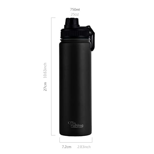 OTTO KONING Insulated Metal Water Bottle 750ml Stainless Steel Leakproof — view 3