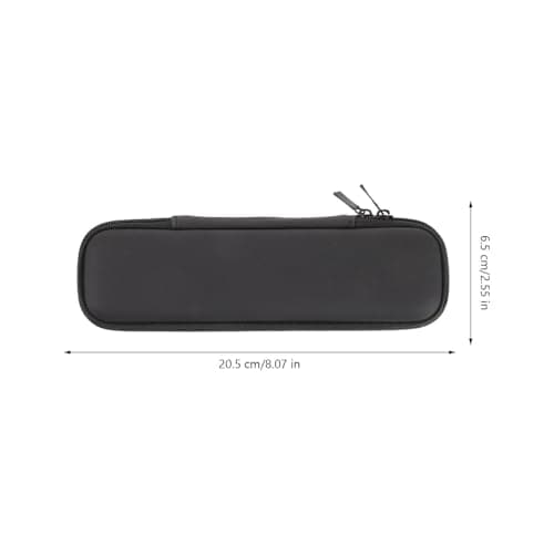 INOOMP Sturdy with Wear-Resistant Hard Shell Electric Toothbrush Case Plastic Black and Spill-Proof Design, Portable Toothbrush Travel Case Suitable for Travel and Daily Use — view 2