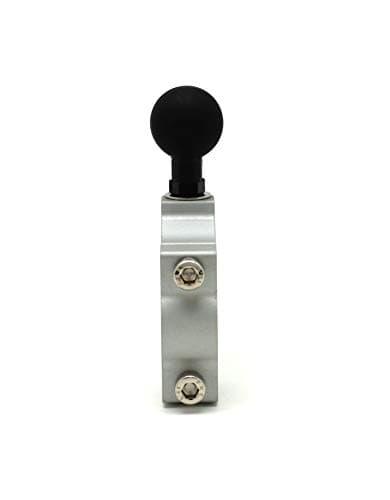 Cliff Top Motorcycle 1" Handlebar Mounting Base with 1 inch Ball (Silver) — view 5