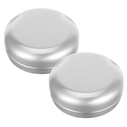 SHERCHPRY 2pcs Aluminum Travel Soap Box with Lid Leakproof Silver Holder