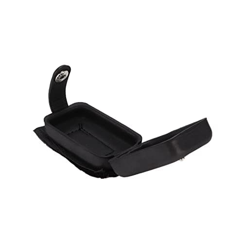 9V Active Pickup Guitar Battery Bag - PU Leather Battery Pack for Bass Guitar - 9V Battery Case for Musical Instrument — view 3