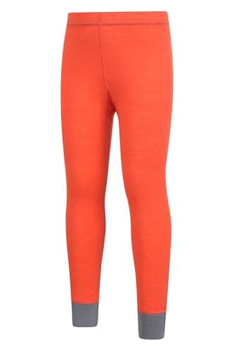 Mountain Warehouse Merino Kids Thermal Baselayer Pants Orange (13y — view 4