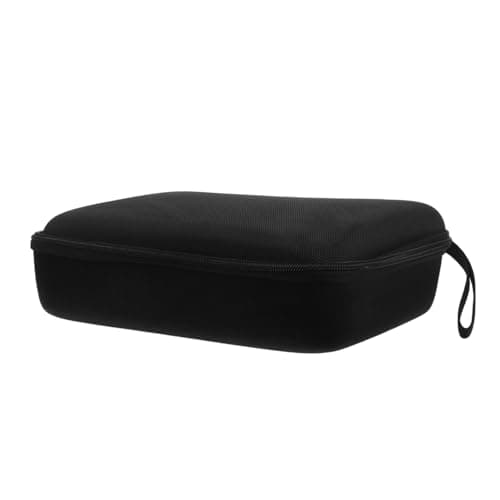 SHINEOFI Eva Storage Bag for Travel Headphone Organizer Protective Earbuds Case Data Cable Case Multi-use Storage Pouch Charging Cable Organizer for Office and School Black