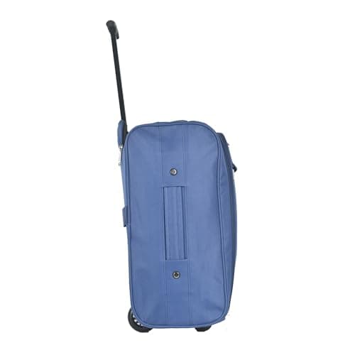 ZAHRAB Easyjet 45x36x20 Underseat Bag Lightweight Hand Luggage Cabin Bag Trolley with Wheels Flight Bags Suit Case (Blue) — view 6