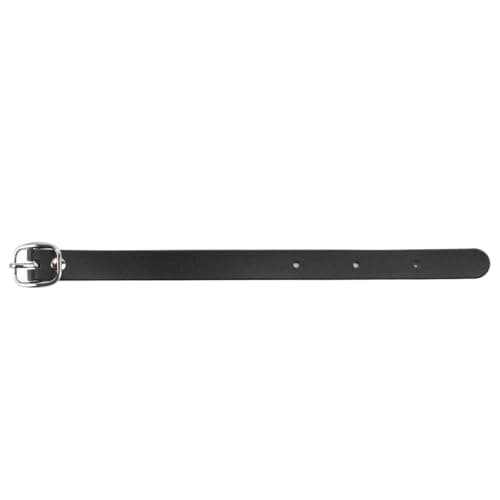 Voyoo 4Pcs Black Kilt Extender Buckle Straps, 19x1.2cm PU Faux Leather Luggage Straps for Tight Fitting Kilts Men's Kilt — view 2