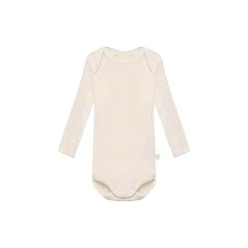 DILLING Baby Bodysuit w/Long Sleeve - Organic Merino Wool Nature 86