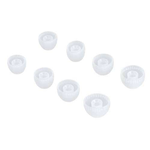 Generic Replacement Earbuds Tips Silicone Comfortable Noise Cancelling for Daily Use 4 Sizes L M S XS 8 Pack — view 3