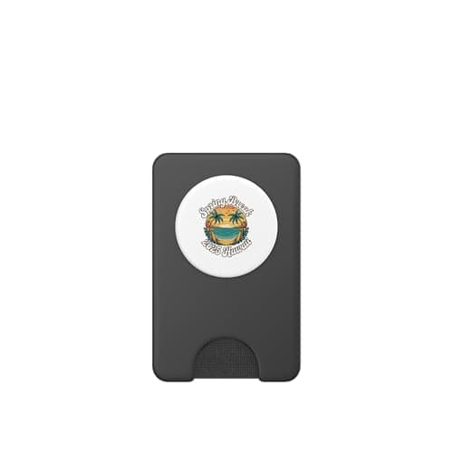 Spring Break 2025 Travel Vacation School Break PopSockets PopWallet for MagSafe — view 2