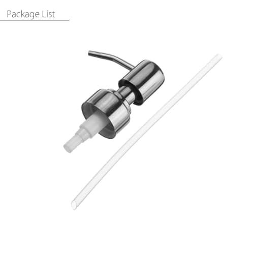 Stainless Steel Lotion Pump Dispenser for Shampoo and Soap — view 6