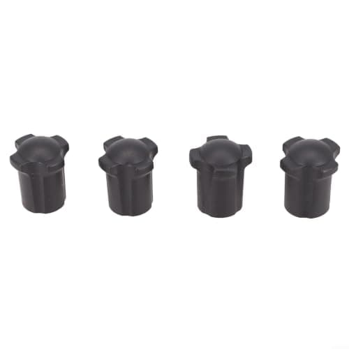 Black Rubber Foot for Folding for camp Chairs, 13mm Table Leg Protectors — view 4