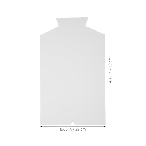 CIMAXIC 50pcs White Cardboard Shirt Folder for Packing, Universal Size and Lightweight Material, for Shirts and Garments, Provides Crisp and Polished Look, for Organizing and Shipping — view 2