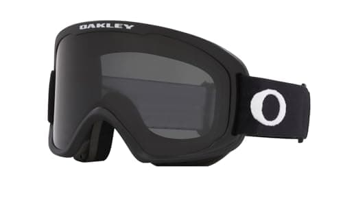 Oakley O Frame XL 2.0 Snow Goggles Matte Black with Persimmon Lens and Dark Gray Lens
