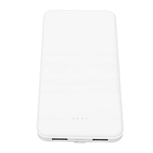 Vikye Heated Clothing Power Bank 10000mAh Lightweight Battery Pack for Outdoor Use and Travel White
