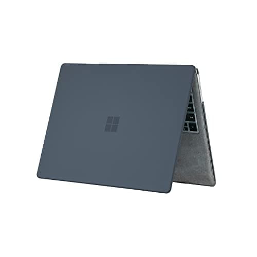 Se7enline Compatible with 2022 2021 2019 2018 13.5 inch Microsoft Surface Laptop Case for Surface Laptop 5/4/3/2 with Alcantara Material Model1769/1867/1958/1950 Hard Shell Case,Matte Black — view 5