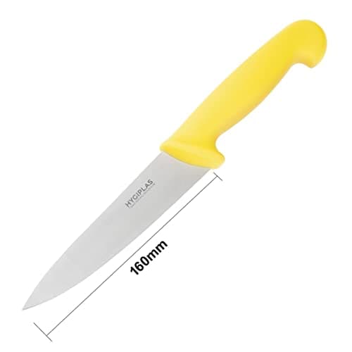 Hygiplas Stainless Steel Chef Knife Dishwasher Safe C815, Yellow 15.5cm — view 4