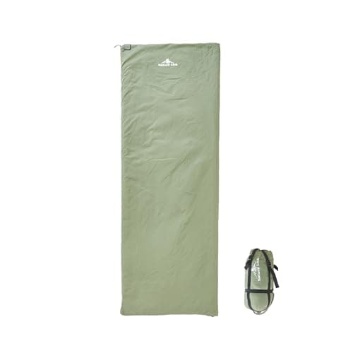 Nature Link Ultralight Backpacking Sleeping Bag 1.77lbs, Warm Weather Sleeping Bag 50℉-63℉, Nylon Shell and Lining, Waterproof, Compact and Lightweight for Backpacking Camping Hiking
