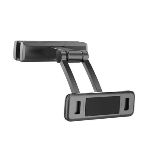 GARIOUANS Car Headrest Tablet Holder with Rotatable Phone Mount Adjustable Backseat Tablet Stand for Travel and Boys and Girls Universal Compatibility with Smartphones