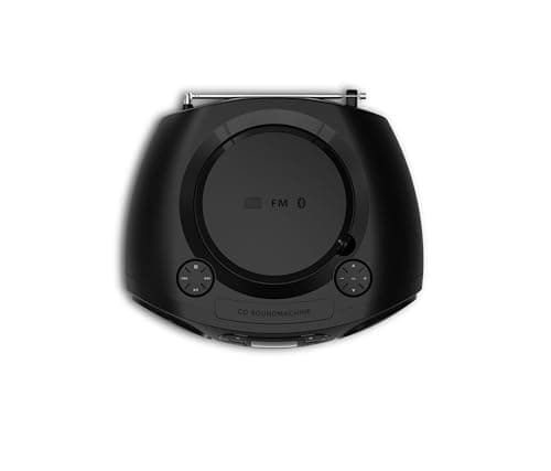 Philips TAZ2000 Portable CD Soundmachine with FM Radio, Bluetooth 6.0, USB Playback, Audio‑In, Dynamic Bass Boost, 6W Stereo Speakers, AC/Battery Powered, Carry Handle - Black — view 5