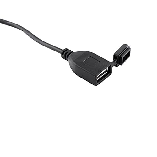 Motorcycle USB Charger,12V 24V to 5V USB Charging Cable Motorbike USB Charger Waterproof USB Power Supply Port Socket Charger For Motorcycle Smart Phone GPS — view 3