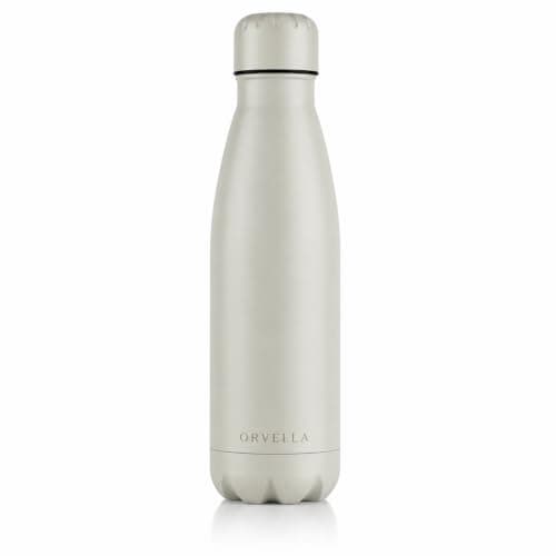 ORVELLA Stainless Steel Water Bottle with Vacuum Insulation 500ml - Stone Grey