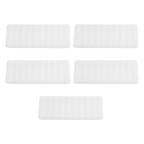 Vibsky 5 Pack AA AAA Battery Storage Box, Hard for Plastic Case Holds 10 Cells, PP Organizer with Snap Lock Lid Home Car Travel — view 6