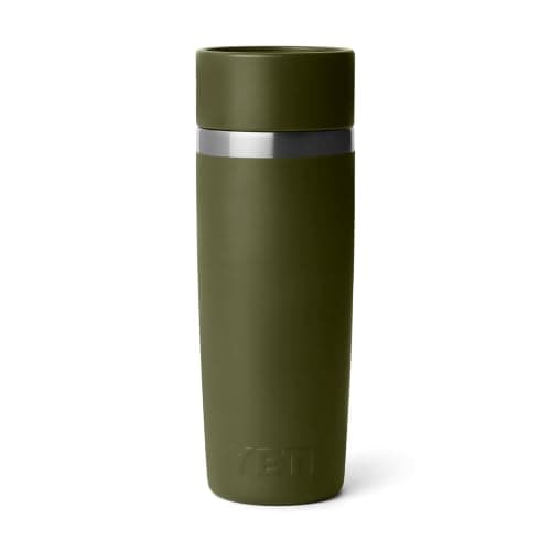YETI Rambler 16 oz (473 ml) Travel Bottle (Olive/King Crab Orange) – Drinks Bottle & Coffee Flask for Hot Drinks with Leakproof Commuter Cap – Backpack-Friendly Insulated Coffee Cup – 5 Year Warranty — view 5