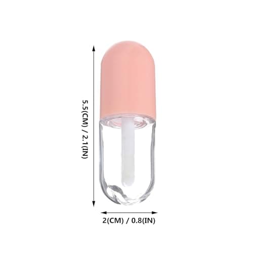 10 Pack 5ml Pink Plastic PP Lip Gloss Tubes for DIY — view 2