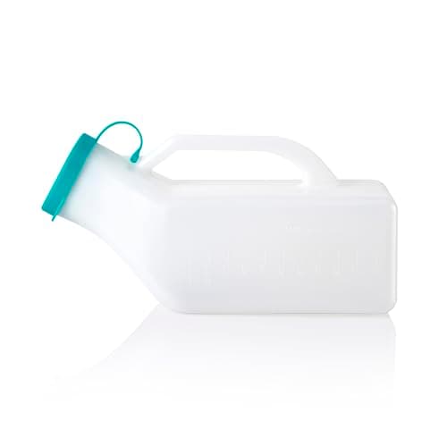 Easy Care Solutions Men's Urinal Bottle | 1000ml | Secure Cap | Pack of 3 — view 3