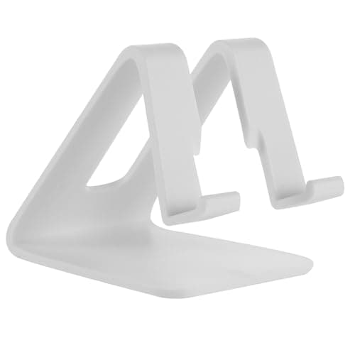 GALPADA Portable Phone Stand Travel with Non-slip Plastic Design and Charging Cable Hole, Desktop Pad Bracket for Tablets and Phones, Suitable for Sofa and Desktop Use with Low Center