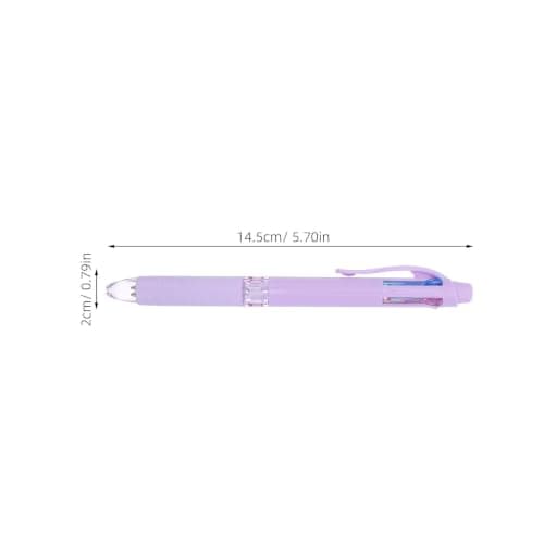 STOBAZA Retractable Ballpoint Pens for Easy Colour-coded Journaling Back to School Multi- 8pcs with 8 Vibrant Ink Colours, Portable Plastic Writing Supply for Office and Travel — view 2