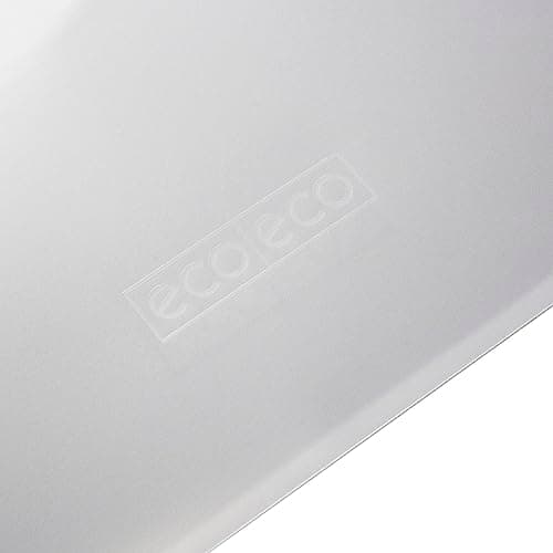 eco-eco A6 50% Recycled Clear Transparent Portrait Press Stud Popper Wallet, Plastic Folders 180x120mm (Pack of 5), 200mic, eco159 — view 5