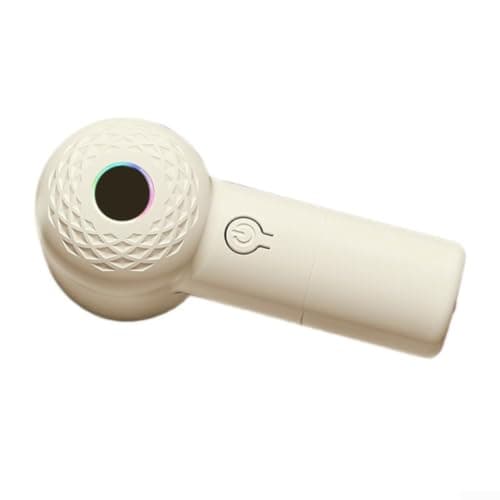 Rechargeable Fabric Shaver for Clothes, Electric Lint Remover with For Honeycomb Net, USB Clothing Depiller for Home and Travel, Efficient Hairball Trimmer Device, White(Cream Apricot)