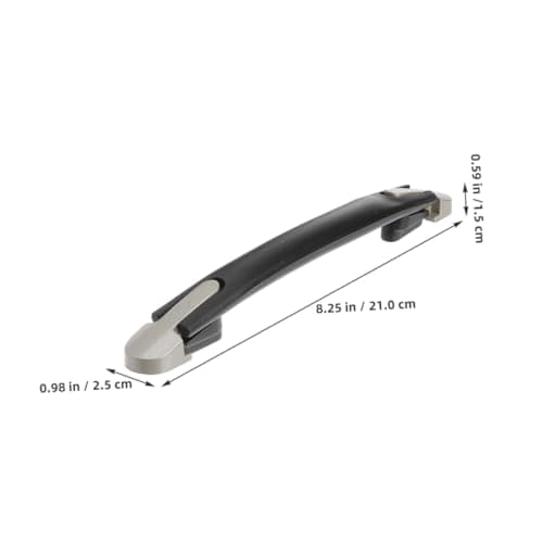 LRXIYODE 2pcs Suitcase Handle Replacement Plastic Carry Handle with Combination Lock Comfortable Grip for Travel Luggage Bags — view 2